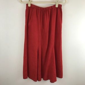 🍒SALE🍒Flax Red Maxi Skirt